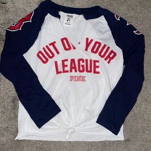 DISCONTINUED PINK MLB RED SOX TSHIRT